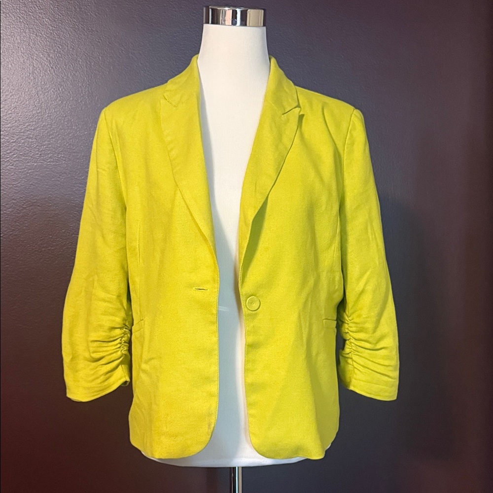 Vibrant Yellow Women's Blazer